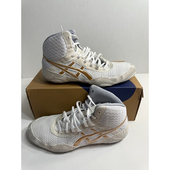 .10184 Asics Matblazer White/Champagne-US 10 Womens - Picture 1 of 5
